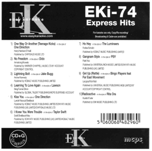 EKi74 from Jamie's Karaoke