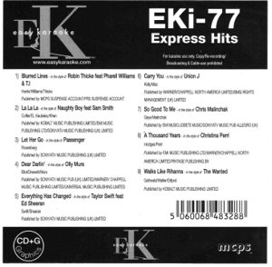 EKi77 from Jamie's Karaoke